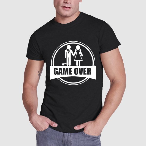 Camiseta Despedida Soltero Game Over 2