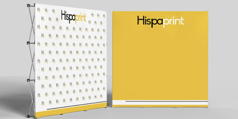 Expositor para ferias y eventos corporativos fabricado en materiales de alta calidad
