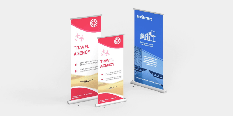 Expositor publicitario personalizado diseñado por Castez Design para empresas en Málaga