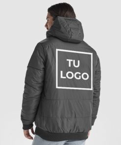 Chaqueta de algodón personalizable, perfecta para empresas, regalos o eventos en Málaga.
