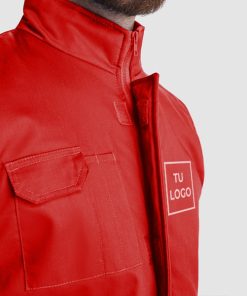 Chaqueta de algodón personalizable, perfecta para empresas, regalos o eventos en Málaga.