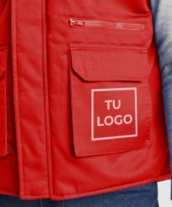 Chaqueta de algodón personalizable, perfecta para empresas, regalos o eventos en Málaga.
