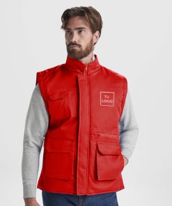 Chaqueta de algodón personalizable, perfecta para empresas, regalos o eventos en Málaga.