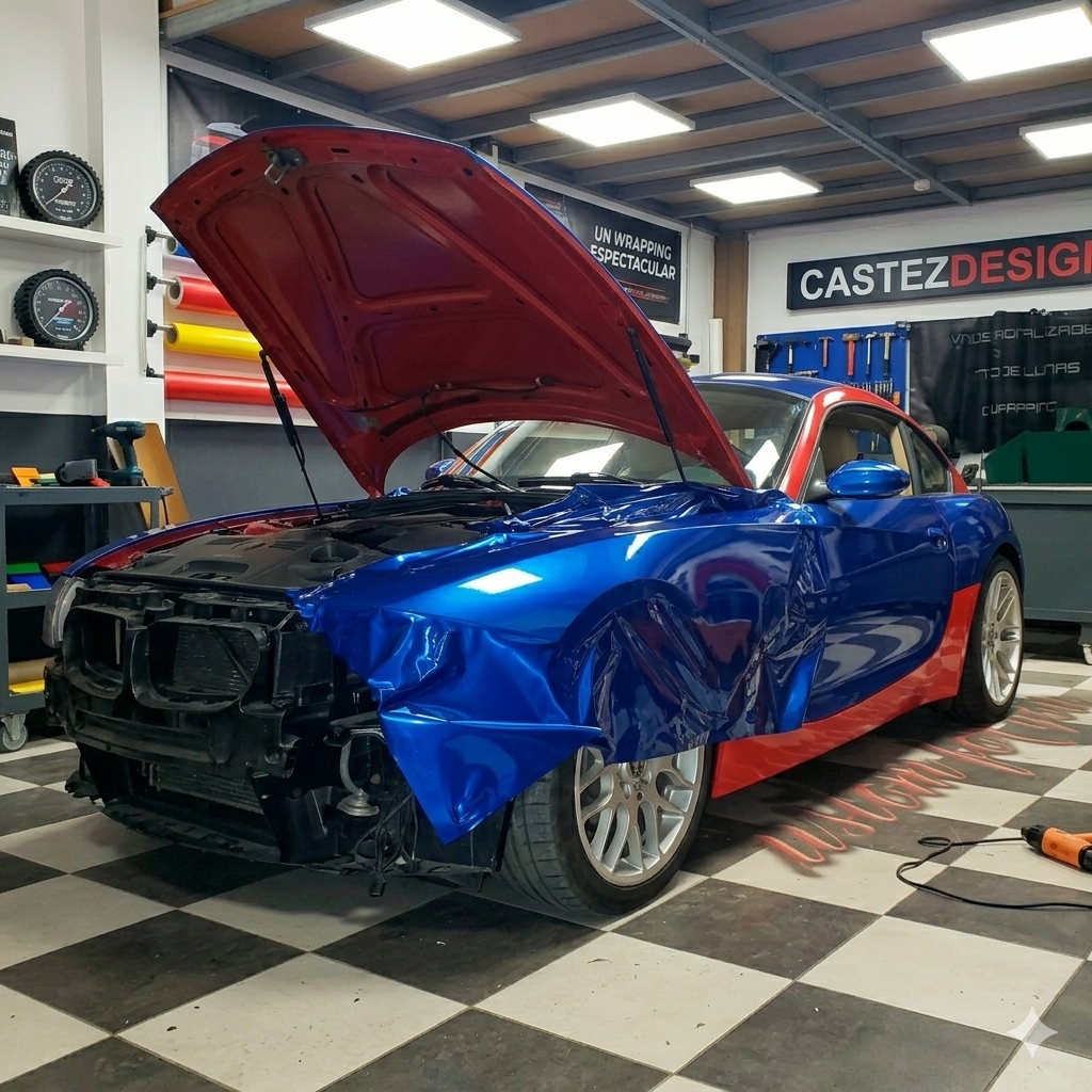 Car wrapping Málaga cambio de color integral vinilado de coches profesional.