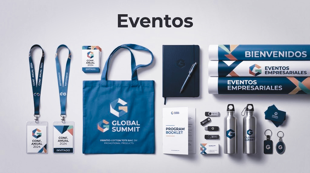 Merchandising personalizado para eventos