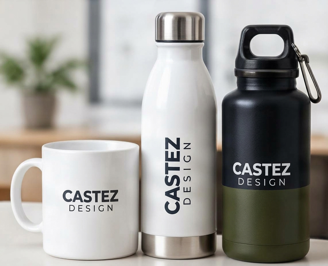 Tazas y Botellas