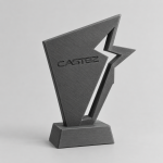 Trofeos y medallas personalizados fabricados mediante impresión 3D
