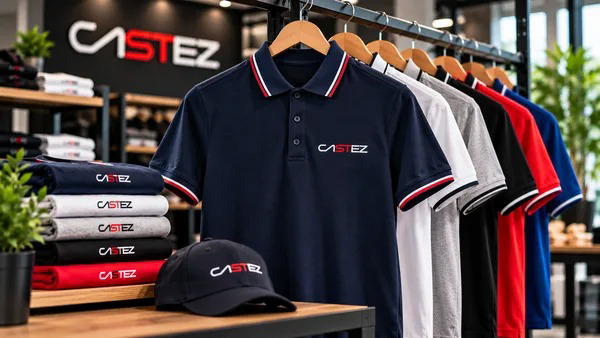 Polos personalizados para uniformes e imagen corporativa